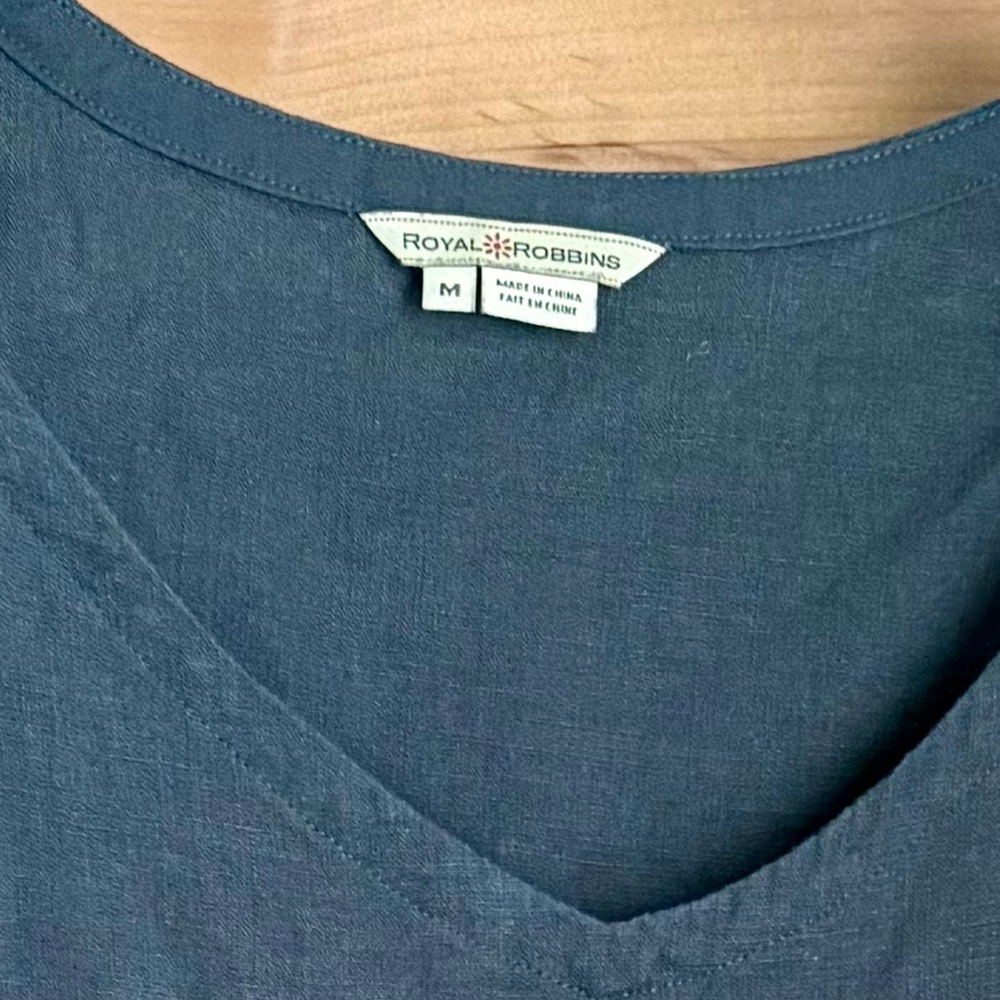 Royal Robbins Slate V-Neck Tank Dress